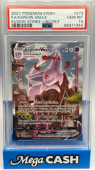 Pokémon - PSA 10 Espeon Vmax 270/264 Fusion Strike