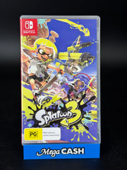 Nintendo Switch Game Splatoon 3 Cartridge and Case