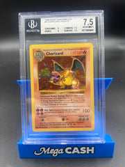 BGS 7.5 SHADOWLESS CHARIZARD HOLO 4/102