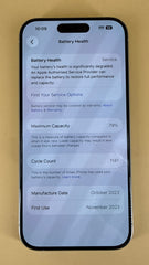 Apple iPhone 15 Pro - 256GB - A3102 | MTV43ZP/A