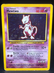 Mewtwo Holo 10/102 Base Set Unlimited