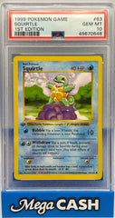 Pokémon - PSA 10 1ST Edition Squirtle 63/102 Base Set