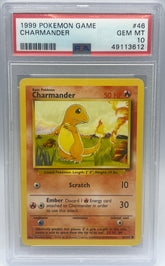 Pokémon- Charmander 46/102 Base Set Unlimited PSA 10