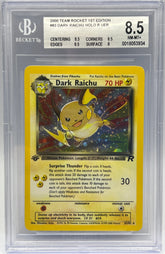Pokémon - Dark Raichu Holo 83/82 1ST Edition Team Rocket BGS 8.5
