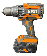 AEG - 13mm Fusion Brushless Hammer Drill BSB18BL W/ 8.0Ah Battery