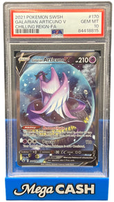 Pokémon - PSA 10 Galarian Articuno V 170/198 Chilling Reign
