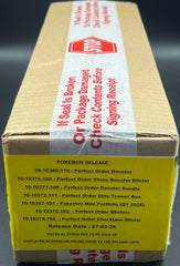 Pokémon - Perfect Order Booster box Case