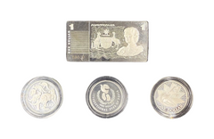 1990 Masterpieces In Silver Proof Set - The Silver Dollars - 20049/25000 Limited