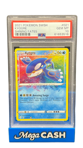 POKÉMON- PSA 10 Kyogre 021/072 - Shining Fates