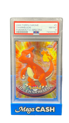 Pokémon - PSA 8 Charmeleon Topps Chrome #5