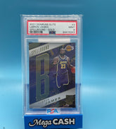 PSA 9 LeBron James 2021 Donruss Elite
