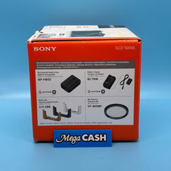 SONY A5000 | OPTICAL STEADY SHOT 3.5-5.6/16-50 1650 CAMERA LENS - W/ BOX, MANUALS, CHARGING CABLE