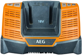AEG BL1218 18V Li-ion Battery Charger - Skin Only