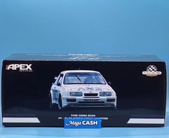 Apex Replicas Model Car - Ford Sierra Rs500 Allan Moffat/Hansford Racing #9 -1988 Sandown Winner - B18501E