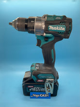 Makita - 18V XGT 1/2” Brushless Hammer Drill Driver Tool - With Makita XGT 40V Li-ion 4.0Ah MAX Battery - HP001G