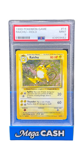 Pokémon - PSA 9 - Raichu Holo 14/102 Base Set