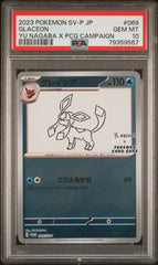 Pokemon- Glaceon Yu Nagaba PSA 10 069/SV-P