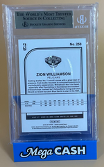 2019-20 Panini NBA Hoops Zion Williamson #258 Graded 9.5 Gem Mint