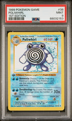 Pokémon - PSA 9 1ST ED Poliwhirl 38/102 Base Set