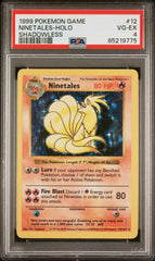 Pokémon - PSA 4 Ninetales Holo 12/102 Shadowless Base Set