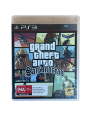PS3 Grand Theft Auto San Andreas - With Manual