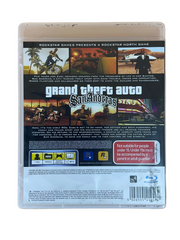 PS3 Grand Theft Auto San Andreas - With Manual