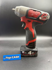 Milwaukee M12 BIW38 12V 3/8 Inch Impact Wrench With 4.0AH Battery