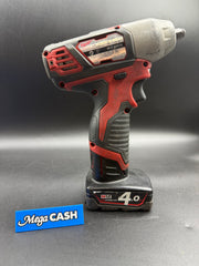 Milwaukee M12 BIW38 12V 3/8 Inch Impact Wrench With 4.0AH Battery
