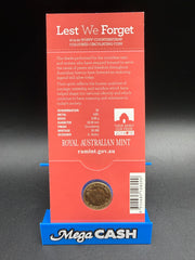 Lest We Forgot “Poppy counterstamp” 2015 $2 Coin