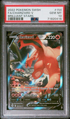POKEMON -PSA 10 Charizard V 154/172