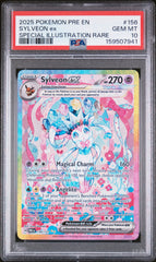 Pokémon - PSA 10 Sylveon Ex 156/132 Prismatic Evolutions