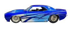 Jada Toys 1969 Blue Chevrolet Camaro 1:24 Scale Model - Not In Box