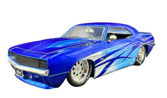 Jada Toys 1969 Blue Chevrolet Camaro 1:24 Scale Model - Not In Box