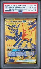 Pokémon - PSA 10 Pikachu & Zekrom Gx SM248 Black Star Promo