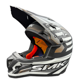 SMK Alterra Bulldozer Helmet MA267 - With Fly Racing Goggles and Soft Protective Bag
