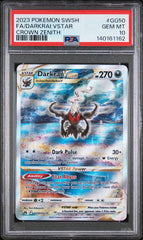 Pokémon - PSA 10 Darkrai Vstar GG50/GG70