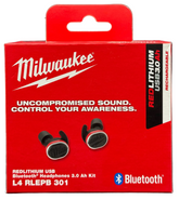 Milwaukee RedLithium USB Bluetooth Headphones 3.0ah Kit L4 RLEPB 301 - As New In Box