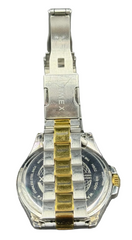 MENS TIMEX WATCH - TW2V4300 - Two Tone Silver/Gold Stainless Steel Band - Blue Analogue