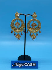 22CT FANCY DROP EARRINGS
