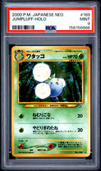 Pokémon PSA 9 Jumpluff Holo Japanese Neo
