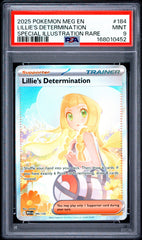 Pokemon - PSA 9 Lillie’s Determination 184/132 Mega Evolutions Base