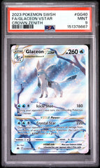 Pokémon - PSA 9 Glaceon Vstar GG40/GG70 Crown Zenith