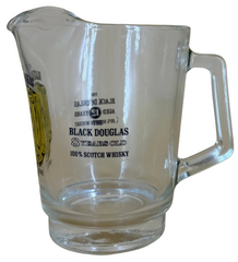 The Black Douglas - Glass Jug - Vintage