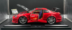 Nissan Silvia S-15 1:12 Scale Die-cast Model Car - On Stand
