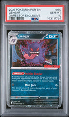 Pokemon - PSA 10 Gengar 050/088 GameStop Stamped