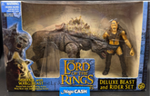 Toy Biz LOTR The Two Towers - Sharku with War Beast- Deluxe Rider Set