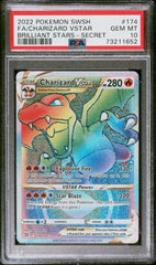 Pokémon - Charizard Vstar 174/172 PSA 10
