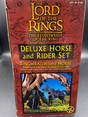 Toy Biz LOTR The Fellowship - Ringwrath and Horse - Deluxe Horse and Rider Set