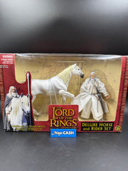 Toy Biz LOTR The Two Towers - Gandalf and Shadowfax - Deluxe Horse and Rider Set