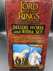 Toy Biz LOTR The Two Towers - Gandalf and Shadowfax - Deluxe Horse and Rider Set